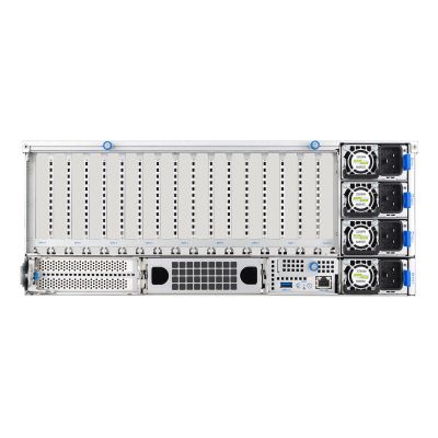 11. Asus Rack Platform (4U) ESC8000A-E13X AMD EPYC 9005 (8xNVMe, 2xM.2, 2x10Gbe, 8xQSFP, IPMI, R3200W)