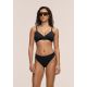 3. CASALL Overlap Bikini Top Black