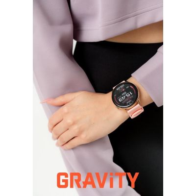 11. Smartwatch Gravity Rose Gold Strap + Bracelet GT11-5
