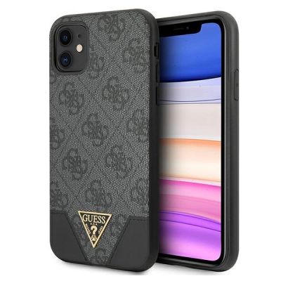 Guess 4G Triangle Collection case for iPhone 11 6.1" / Xr - gray