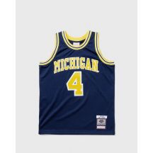 Mitchell &amp; Ness NCAA Swingman Road Jersey Michigan1991 Chris Webber SMJY4437-UMI91CWEASBL