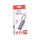 7. Verbatim CMH-14 USB Type-C Adapter 5000 Mbit/s Silver