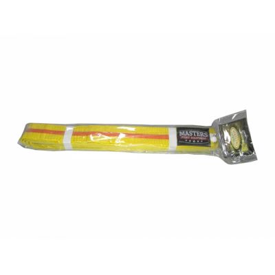 3. MASTERS kimono belt yellow with orange trim 06224-280040704