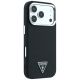 4. Guess Grained Triangle Logo MagSafe Case for iPhone 17 Pro / 18 Pro - Black
