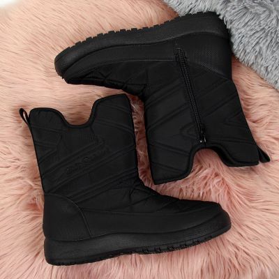 6. NEWS W EVE309A waterproof snow boots black 