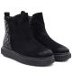8. Women's insulated black ankle boots Potocki Z25-JE19365