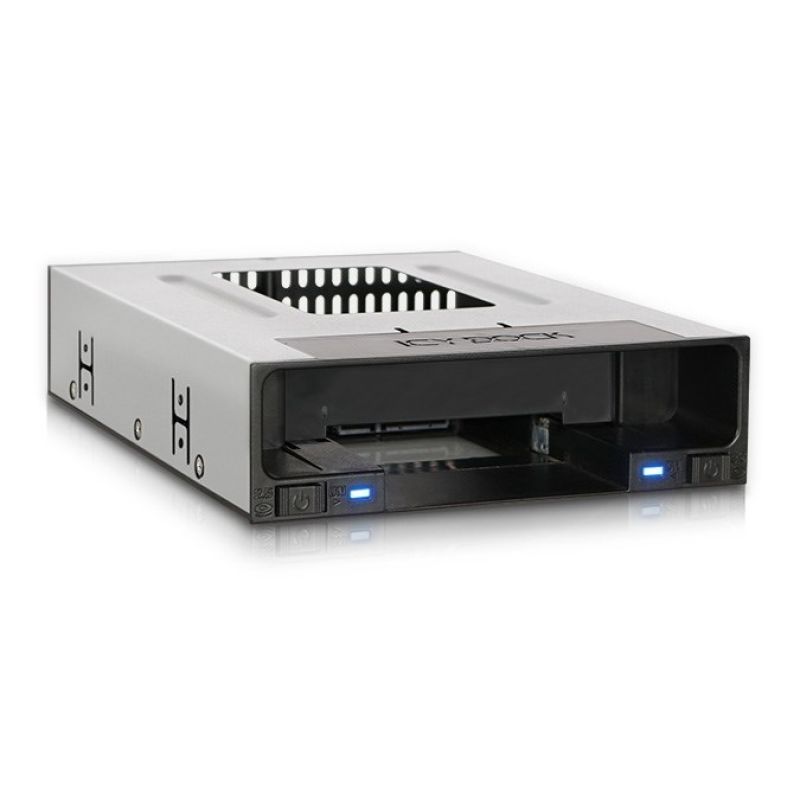 3. Icy Dock MB795SP-B panel drive bay 2.5/3.5" Storage drive tray Black