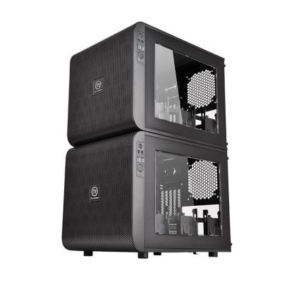 14. Thermaltake Core V21 CA-1D5-00S1WN-00 Case (Micro ATX, Mini ITX; Black)