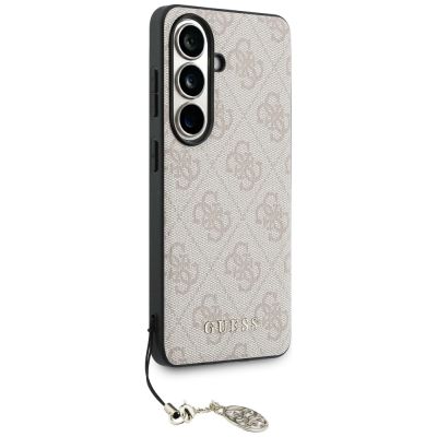 10. Guess 4G Classic Logo Charm MagSafe Case for Samsung Galaxy S26 - Pink