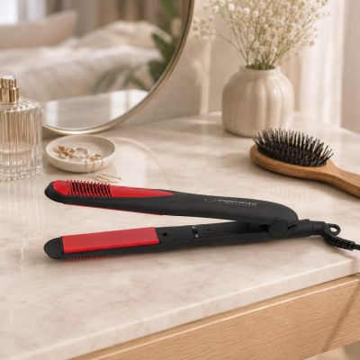 12. Esperanza Brilliant EBP004 Hair Straightener (35W; black)