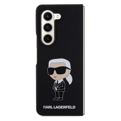 2. Karl Lagerfeld KLHCZFD5SNIKBCK Z Fold5 hardcase black/black Silicone Ikonik