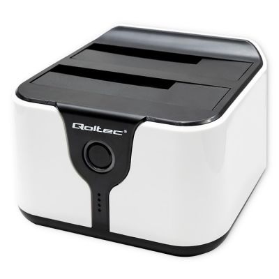 6. QOLTEC DOCKING STATION FOR 2.5" 3.5" HDD/SSD DRIVES | SATA III | USB 3.0 | SUPER SPEED 5GB/S | WITH OFFLINE CLONING FUNCTION