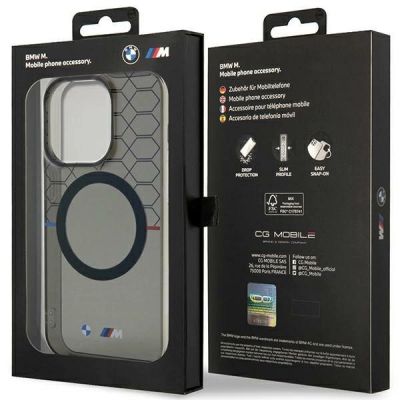8. Case BMW BMHMP14XHGPK iPhone 14 Pro Max 6.7" grey/grey hardcase Pattern MagSafe
