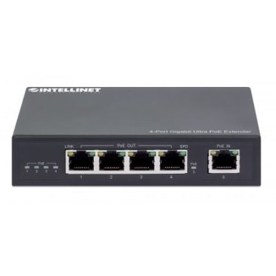4. Intellinet 561617 Network Extender Network Transmitter Black 10, 100, 1000 Mbit/s