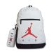 Air Jordan School Backpack White + Pencil Case - 9B0503-001