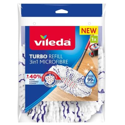 Vileda TURBO 3in1 Microfiber spin mop insert