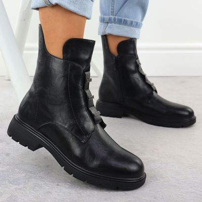 6. Jezzi W MR2501-4 JEZ454A insulated ankle boots