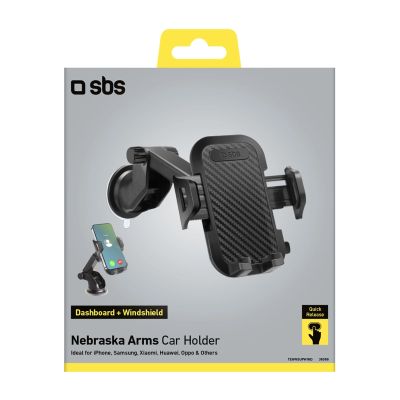 3. SBS TEHWSUPWIND smartphone holder telescopic with suction cup - black
