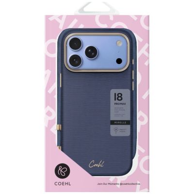 5. Uniq Coehl Mirelle Magnetic Charging Case for iPhone 18 Pro Max / 17 Pro Max - Blue