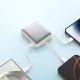 11. Joyroom JR-PBF27 10000mAh 22.5W Powerbank with Built-in USB-C and Lightning Cables - White