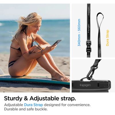 13. Spigen Spigen Aqua Shield A601 case waterproof IPX8 - black 2 pcs.