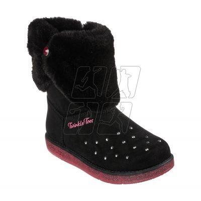 5. Skechers GLITZY GLAM COZY CUDDLERS JR 314851L-BLK shoes