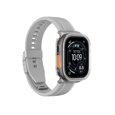 4. AmazingThing Minimal Protective Case for Apple Watch UItra 3 49mm - Transparent