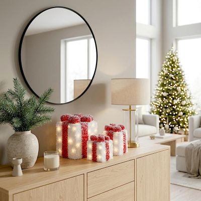 5. GLOWING GIFTS LIGHT DECORATION SET 3 PCS 30 LED TIMER