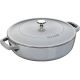 4. STAUB 40511-470-0 Deep Frying Pan with Lid - Graphite 28 cm