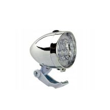 3LED front lamp JY-592 silver with white holder