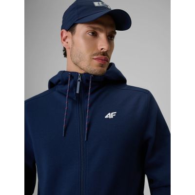 5. Men's zip-up sweatshirt with hood 4F 4FRSS26TSWSM2979-31S