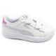 Puma Smash 3.0 children's sports shoes sneakers white leather fashionable