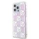 2. DKNY Liquid Glitter Multilogo Case for iPhone 15 Pro Max - Pink