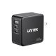 6. UNITEK GAN CHARGER, PD 65W 2X USB-C, USB-A
