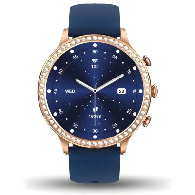 8. Smartwatch Gravity Rose Gold Strap and Bracelet GT5-6