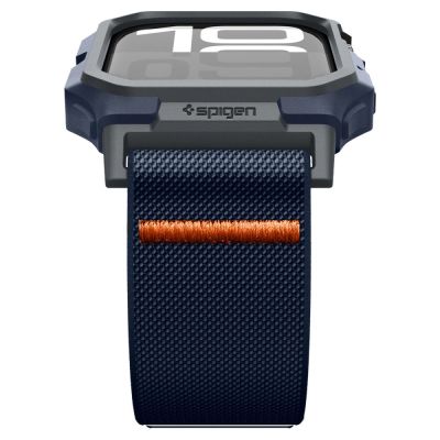 3. Spigen Lite Fit "Pro" Strap for Apple Watch 10 46mm - Navy Blue