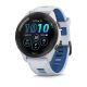 4. Garmin Forerunner 265 46mm Black Bezel with Whitestone Case White and Blue