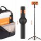 15. Tech-Protect L10S Bluetooth Selfie Stick Tripod - Black and Orange