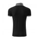 2. Malfini Collar Up M MLI-25601 black polo shirt