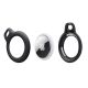 3. Tech-Protect Rough Chain Case for Apple AirTag with Pendant - Black