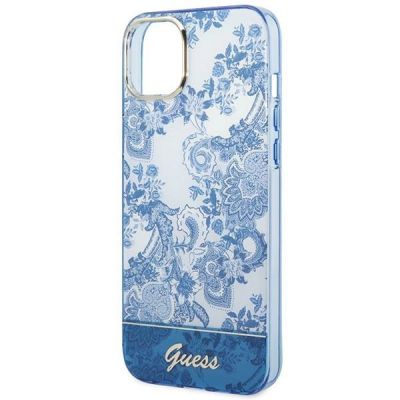 6. Guess GUHCP14MHGPLHB iPhone 14 Plus 6.7" blue/blue hardcase Porcelain Collection