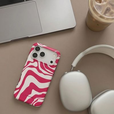 5. Tech-Protect Lamano MagSafe Case for iPhone 18 Pro Max / 17 Pro Max - White and Pink