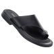 Women's elegant flip-flops, black, Vinceza 62307