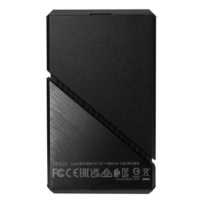 11. ADATA SE920 Thunderbolt Technology 4TB USB Type-C USB4 Gen 3x2 Black
