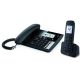 Telekom Sinus PA 207 Plus 1 Analog/DECT Telephone Caller Name and Identification Black