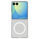 4. Spigen AirSkin Mag MagSafe Case for Samsung Galaxy Z Flip 7 - Clear and White