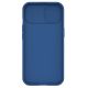 6. Nillkin CamShield Pro Magnetic Case for iPhone 15 Plus with Camera Protector - Blue