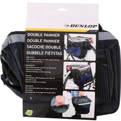 2. Bicycle trunk bag Dunlop 2ass PES 30x26x10cm 600D SL 27890