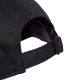 4. adidas 3-Stripes New Logo Baseball Cap Black JG1072