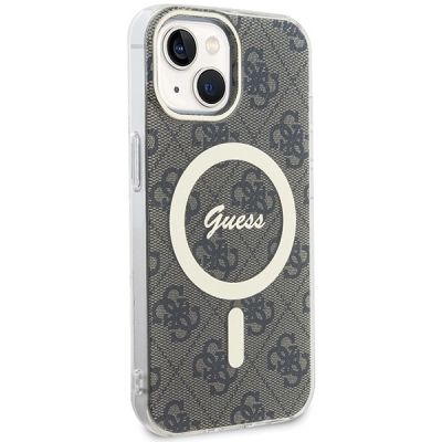 4. Guess IML 4G MagSafe case for iPhone 15 - brown